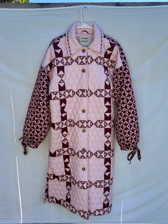 Damson madder Jackets & Blazers - Damson madder quilted dahlia coat